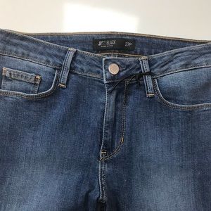 Just Black Jeans - Just Black High Rise Skinny 3 Button Ankle Crop Just Black Jeans - Just Black High Rise Skinny 3 Button Ankle Crop